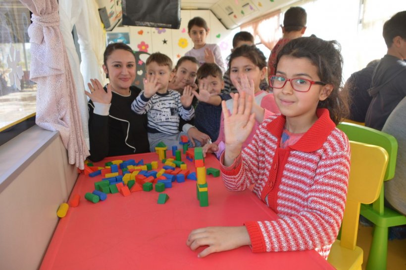 Manavgat'ta 'Gezici Oyun Evi' projesi faaliyete geçti
