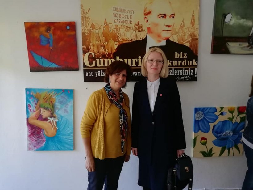 Başkan Adayı Çetinkaya, Türk Kadınlar Birliği'ni ziyaret etti