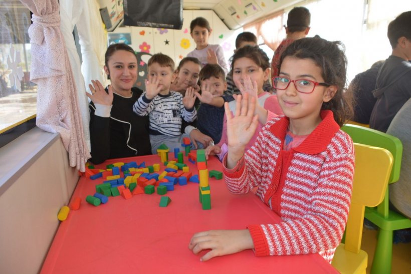 Manavgat'ta 'Gezici Oyun Evi' projesi faaliyete geçti