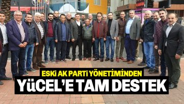 Eski AKP'liler Yücel'e tam destek verdi