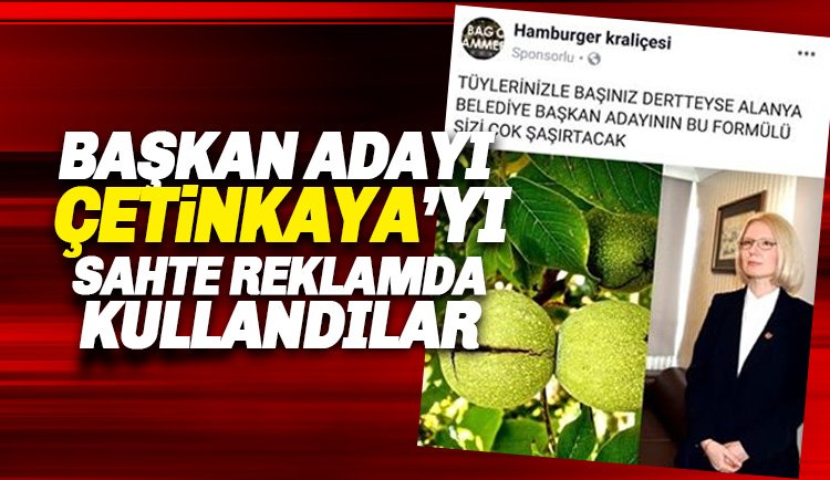 Başkan Adayı Anastasia Çetinkaya'yı sahte reklamlarda kullandılar