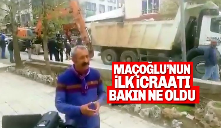 'Komünist başkan' Maçoğlu'nun ilk icraatı bakın ne oldu