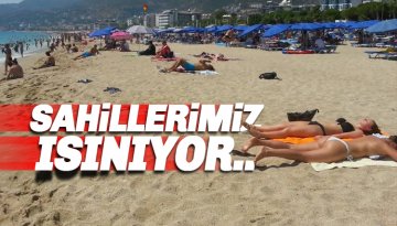 Alanya Sahilleri Isınmaya Başladı