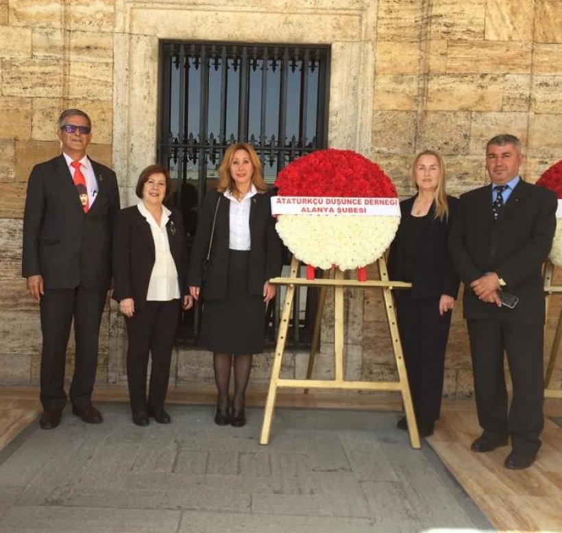 ADD Alanya Anıtkabir'de: Türk Milleti bütün güçlükleri yenmiştir ve yenecektir