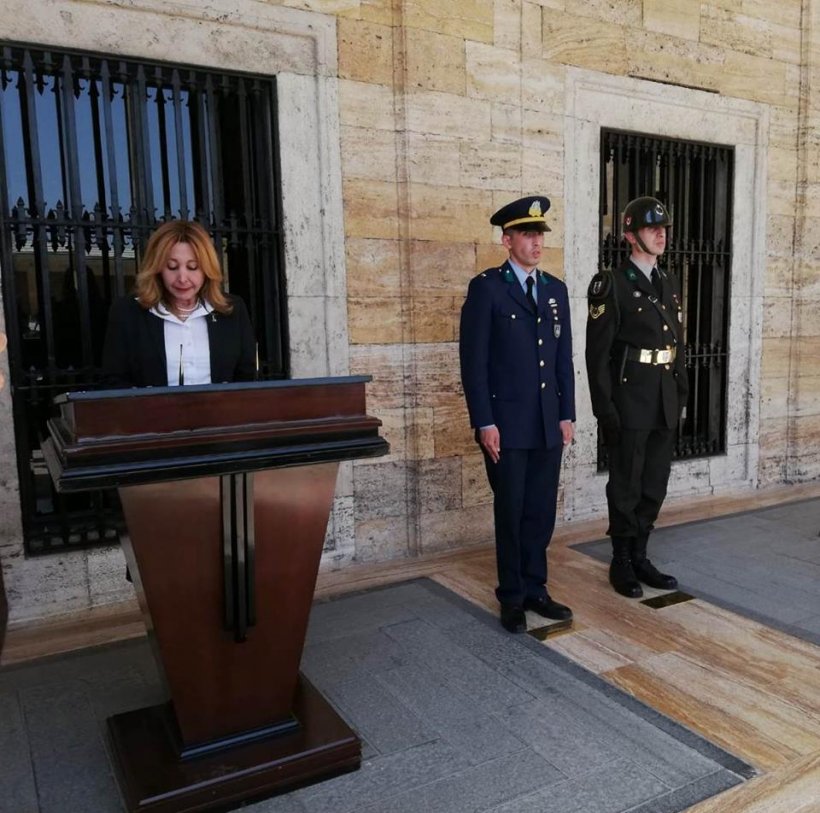 ADD Alanya Anıtkabir'de: Türk Milleti bütün güçlükleri yenmiştir ve yenecektir