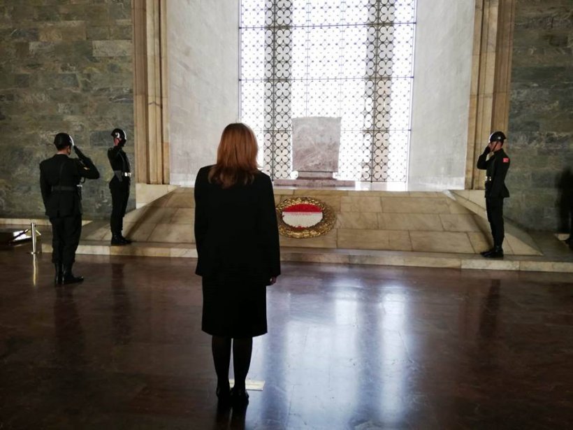 ADD Alanya Anıtkabir'de: Türk Milleti bütün güçlükleri yenmiştir ve yenecektir