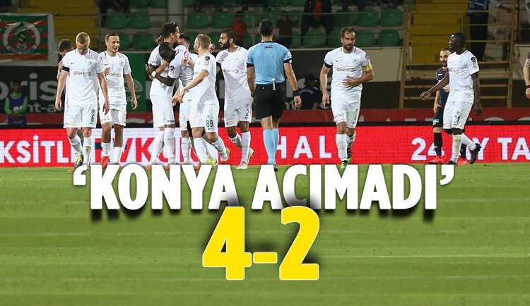 Alanyaspor 2-4 Atiker Konyaspor - Maç sonucu