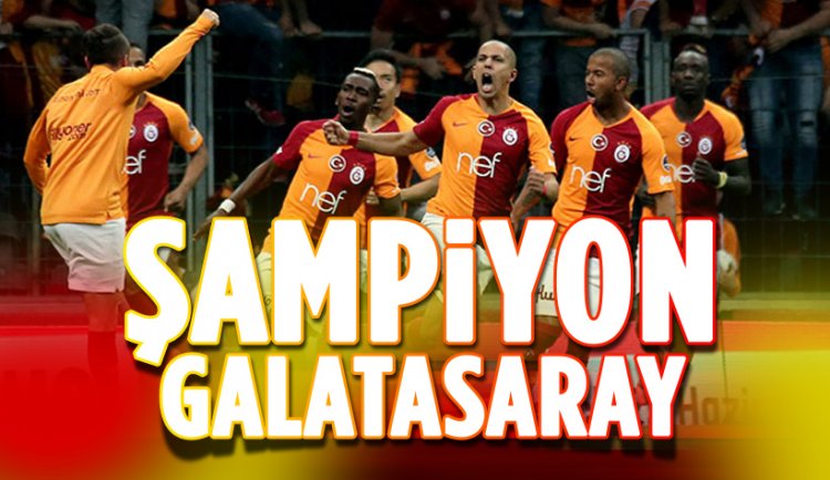 Galatasaray 22. Kez Şampiyon Oldu