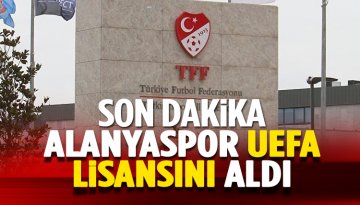 Son dakika: Alanyaspor UEFA Lisansı Aldı