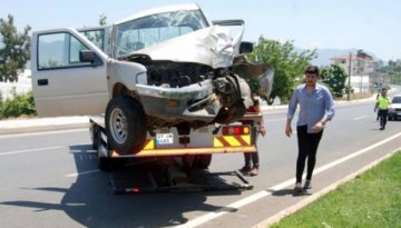 Gazipaşa'da trafik kazası: 1 yaralı