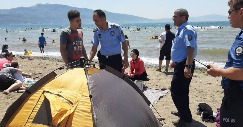 Mudanya'da Belediyesi Suriyelilerin Sahil İşgaline Son Verdi: