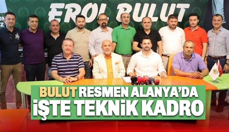 Alanyaspor'da Erol Bulut Dönemi resmen başladı