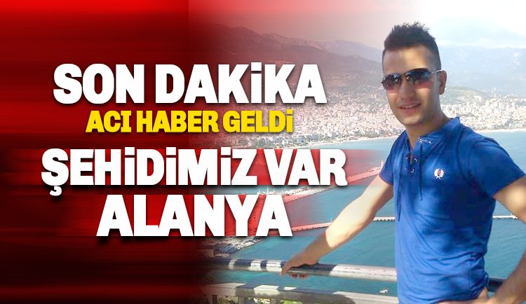 Acı Haber. Tunceli'de hain saldırı: Uzman Çavuş Ökkeş Ede şehit oldu
