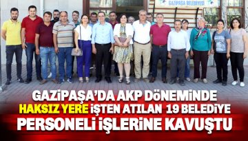 Gazipaşa Beleidye Başkanı Yılmaz Haksızlığa 'dur' dedi