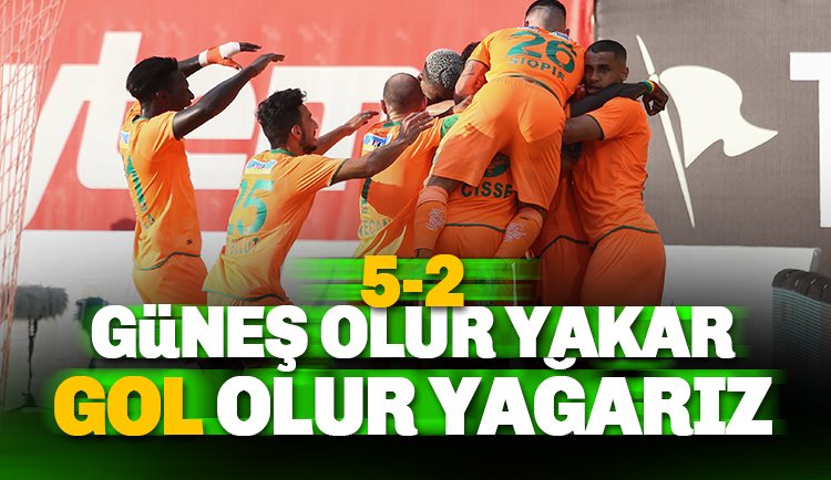 Alanyaspor 5-2 Çaykur Rizespor - Maç sonucu