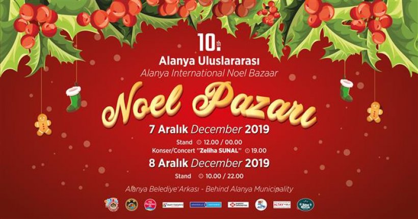 Alanya'da Noel Pazarı için geri sayım