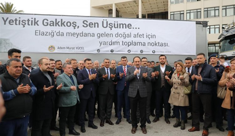 Alanya'dan Elazığ için yardım TIR'ı yola çıktı