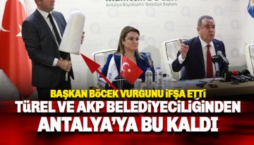 Başkan Böcek ifşa etti: Türel'den geriye kalan büyük 'duba'