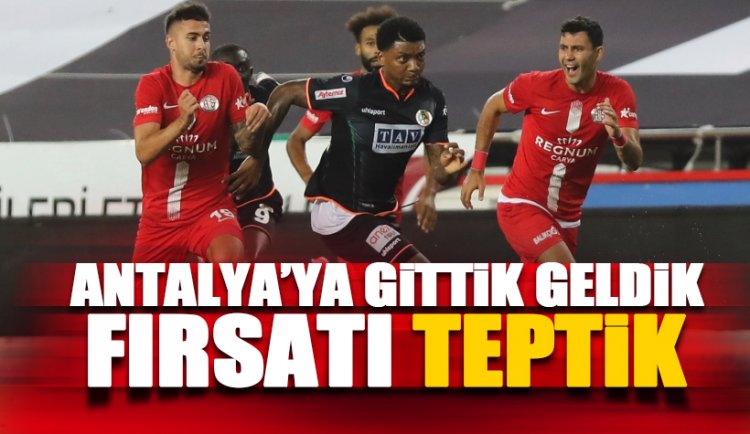 Fırsatı teptik: Antalyaspor 1-0 Alanyaspor