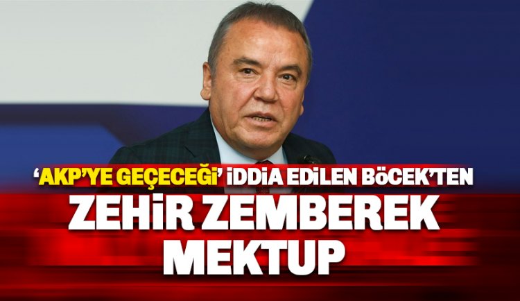 AKP'ye geçeceği iddia ediliyordu! Böcek'ten zehir zemberek açıklama