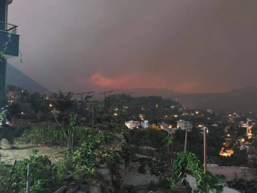 Maalesef Yangın Alanya sıçradı: Güzelbağ'da evler tahliye ediliyor
