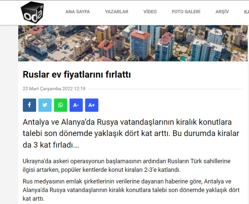 Alanya'daki fahiş kiralar Türkiye gündeminde: Ruslar için yapıyorlar