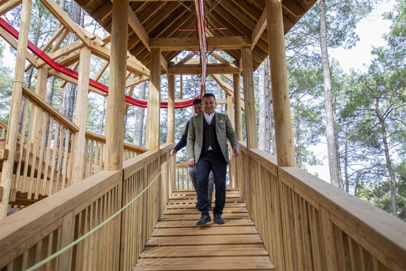 Başkan Yücel Macera Parkı'nı inceledi ve açılış için tarih verdi