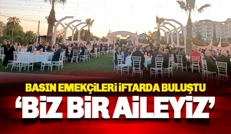 AGC'nin İftar davetine büyük ilgi: Biz, gazeteciliğin yanı sıra büyük bir aileyiz