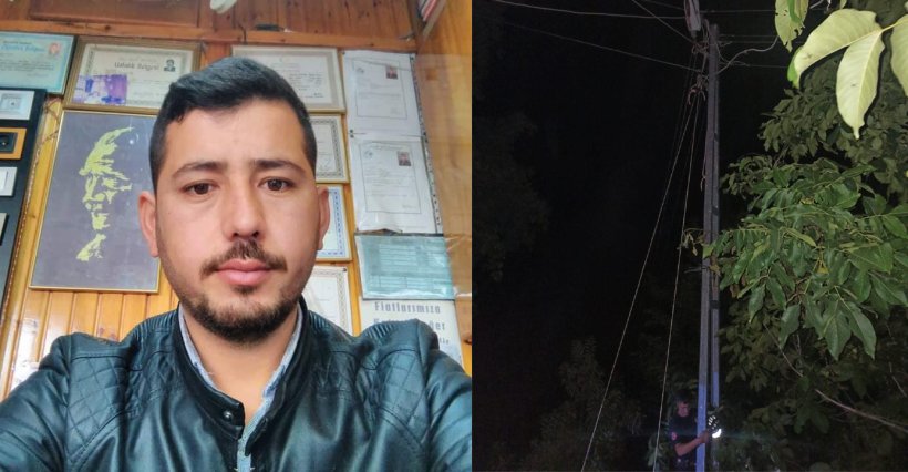 Gazipaşa'da elektrikçi Habip Karalarlı'nın feci sonu
