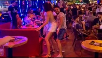 Alanya Barlar Sokağı yanıyor! İşte Eğlencenin tavan yaptığı anlar