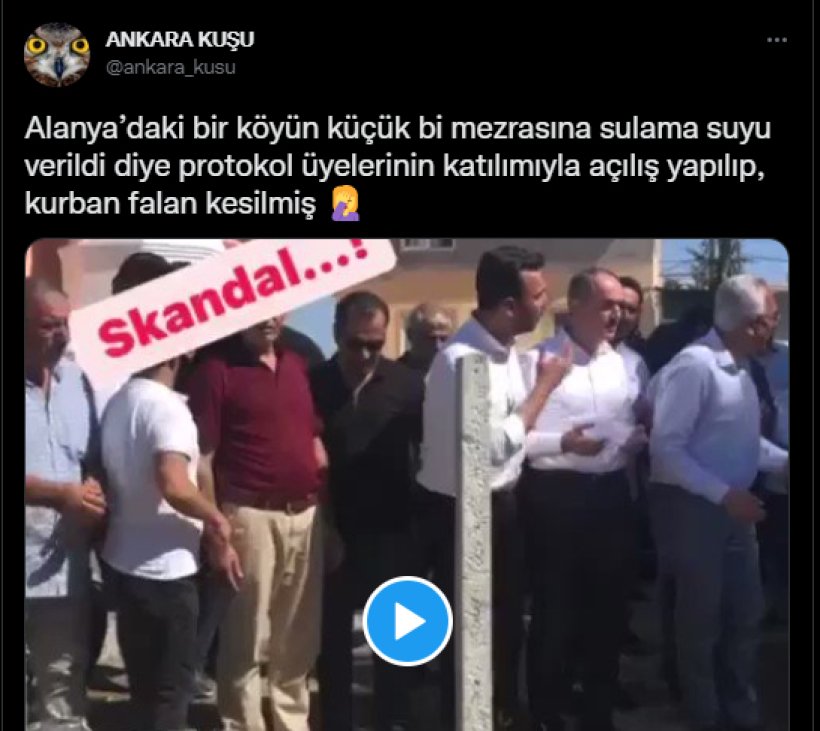 AKP'nin 'vana açılışı' sosyal medyada gündem oldu