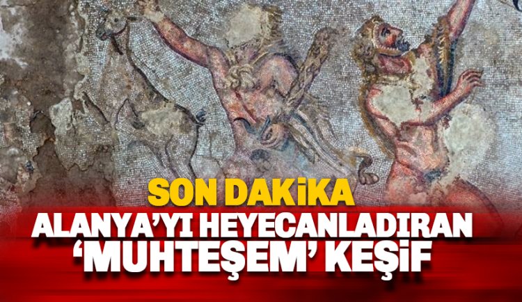 Syedra Antik Kenti''nde heyecanlandıran keşif:  Herakles’in 12 Görevi gün yüzüne çıktı