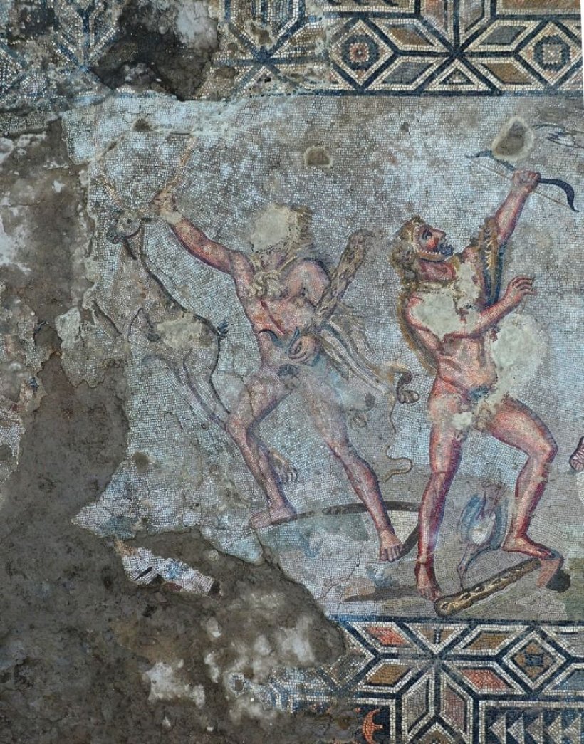 Syedra Antik Kenti''nde heyecanlandıran keşif: Herakles’in 12 Görevi gün yüzüne çıktı