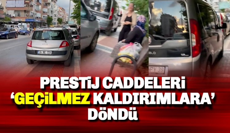 Alanya'nın Prestij Caddeleri 'Geçilmez Kaldırımlara' döndü!