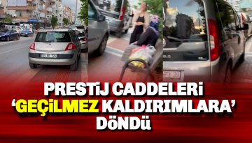 Alanya'nın Prestij Caddeleri 'Geçilmez Kaldırımlara' döndü!