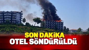 Son dakika: Alanya'da dev otel yanıyor