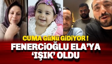 Fenercioğlu Ela bebeğe ışık oldu: 4 milyon 650 bin TL bağış