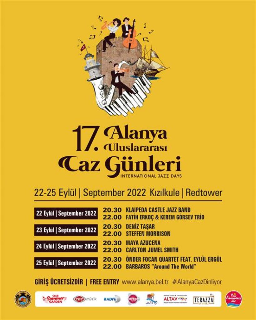 Alanya Uluslararası Caz Günleri başlıyor: İşte konser programları