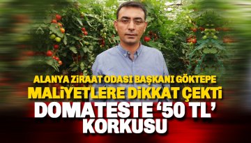 Ziraat Odası Başkanı Göktepe: Domatesin kilosu 50 TL olmalı