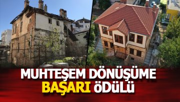 Ağaoğlu Hacı Mehmet Konağı'na başarılı restorasyon ödülü verildi