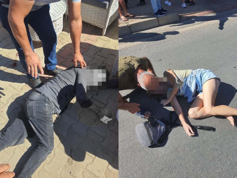 Son dakika: Oba'da feci kaza: Araç yayalara çarparak bir işyerine girdi