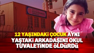 Mersin'de 12 yaşındaki çocuk aynı yaştaki arkadaşı tarafından öldürüldü