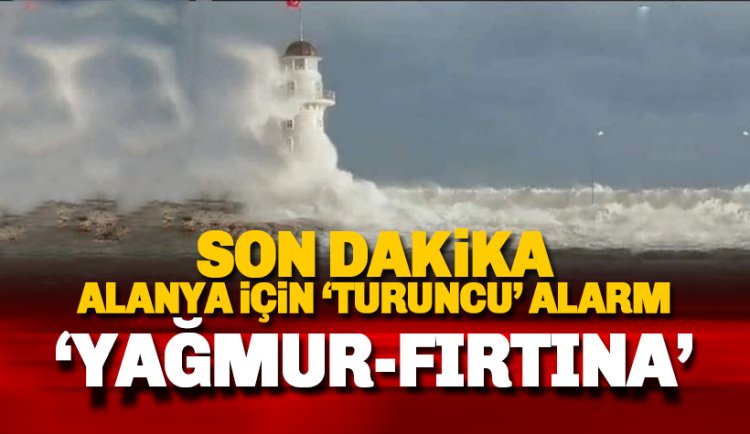 Son dakika: Turuncu kodlu uyarı: Fırtına ve Sağanak yağmur