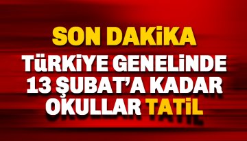 Son dakika: Ülke genelinde tüm okullar tatil edildi