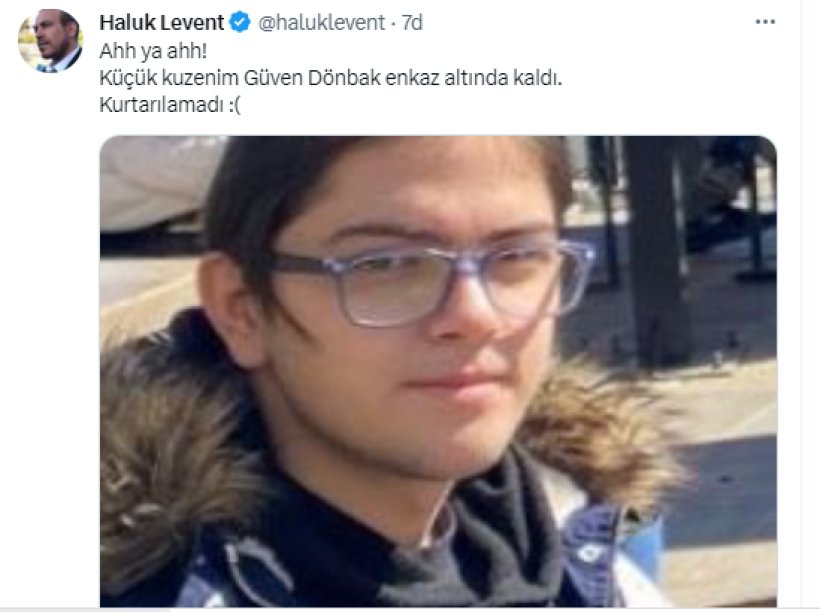 Son dakika: Haluk Levent'in kuzeninin cansız bedenine ulaşıldı