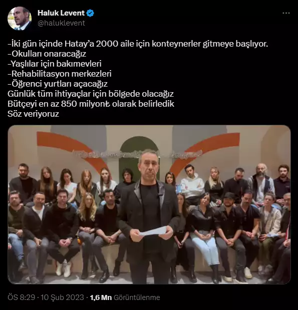 Haluk Levent yeni projesini açıkladı: 850 Milyon TL'lik bütçe