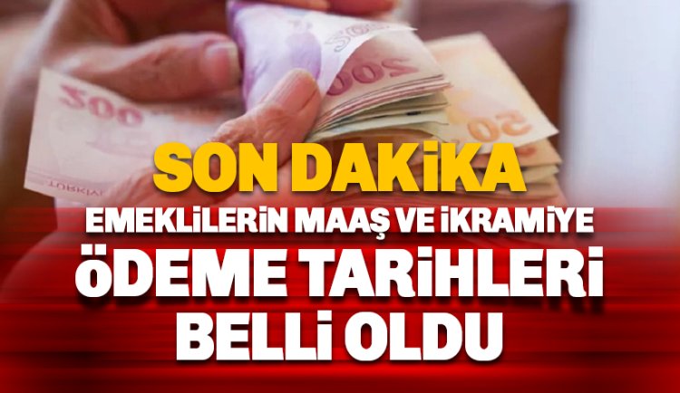 Emeklilerin maaş ve ikramiye tarihleri: Ödemeler ne zaman yatacak