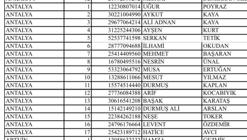 İYİ Parti Antalya Aday Lisleleri belli oldu: İşte o isimler