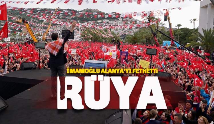 Alanya tarihi böyle bir miting görmedi