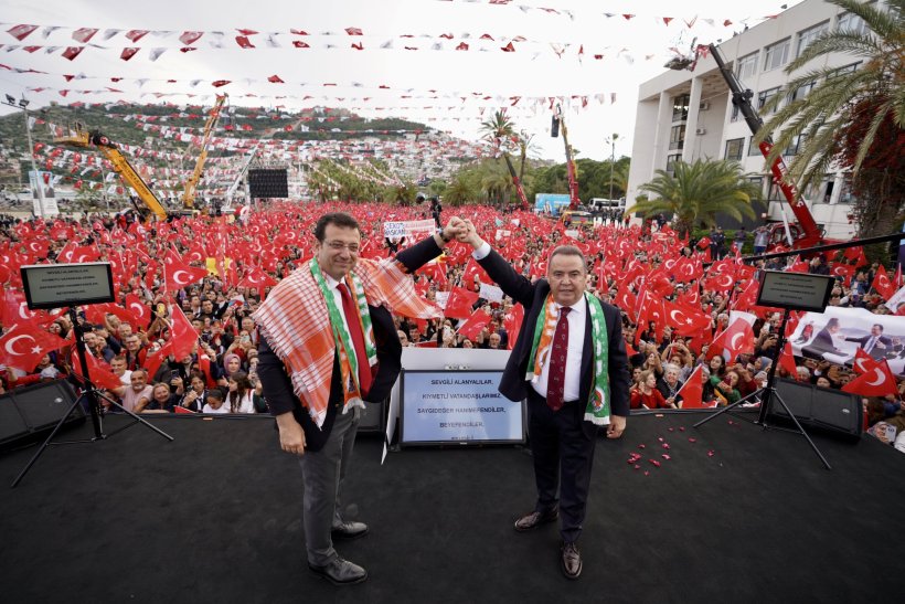 Alanya tarihi böyle bir miting görmedi